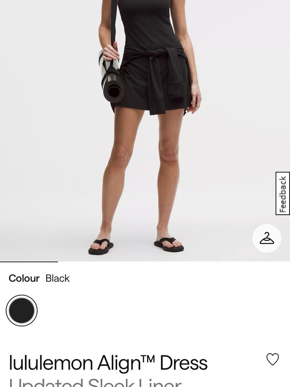 Lululemon Align Dress with updated sleek liner